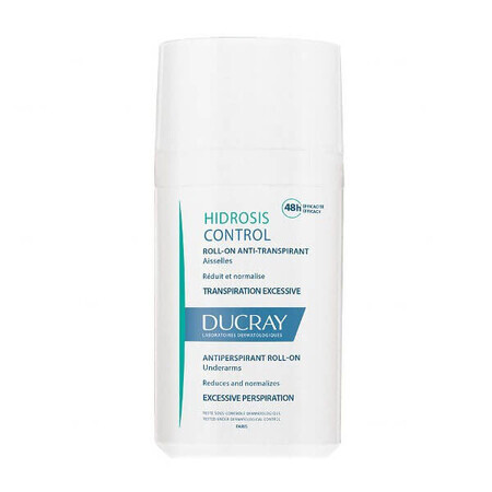 Ducray Hidrosis Control, antiperspirant roll-on 48h, 40 ml