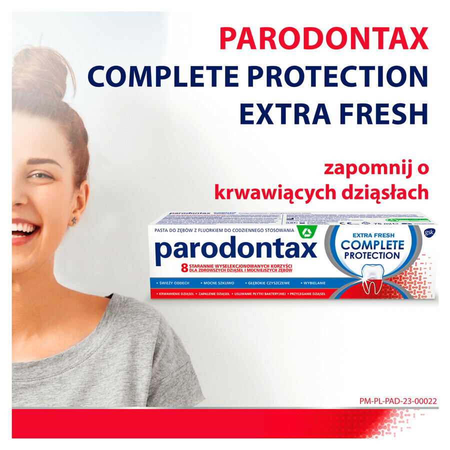 Parodontax Complete Protection Extra Fresh pastă de dinți, 75 ml