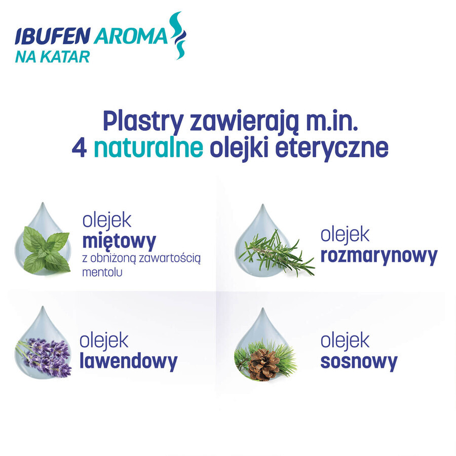 Ibufen Aroma Na Katar, plasture aromatic, după vârsta de 18 luni, 5 bucăți