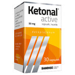 Ketonal Active 50 mg, 30 capsule