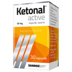 Ketonal Active 50 mg, 30 capsule