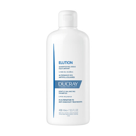 Ducray Elution, șampon delicat pentru a restabili echilibrul scalpului, 400ml