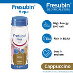 Fresubin Hepa băutură nutritivă cu aromă de cappuccino, 4 x 200 ml, Fresenius Kabi