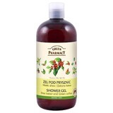 Green Pharmacy, gel douche au beurre de karité et au café vert, 500 ml