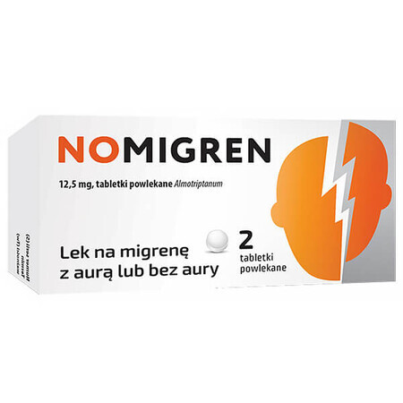 Nomigren 12,5 mg, 2 compresse rivestite con film