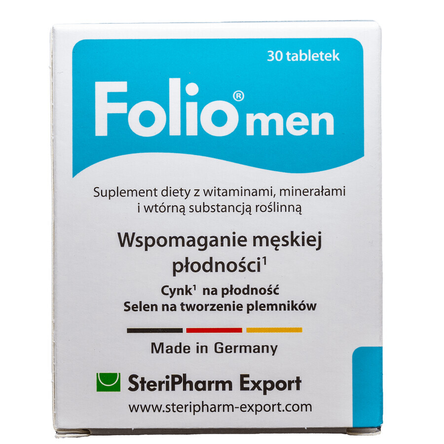 Folio Men, 30 comprimate