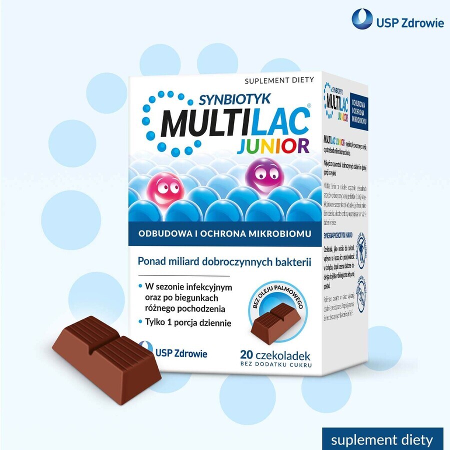 Multilac Junior Synbiotics, 20 buc AMBALAJ CONTAMINAT