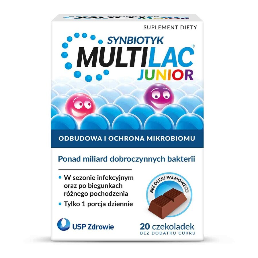 Multilac Junior Synbiotics, 20 buc AMBALAJ CONTAMINAT