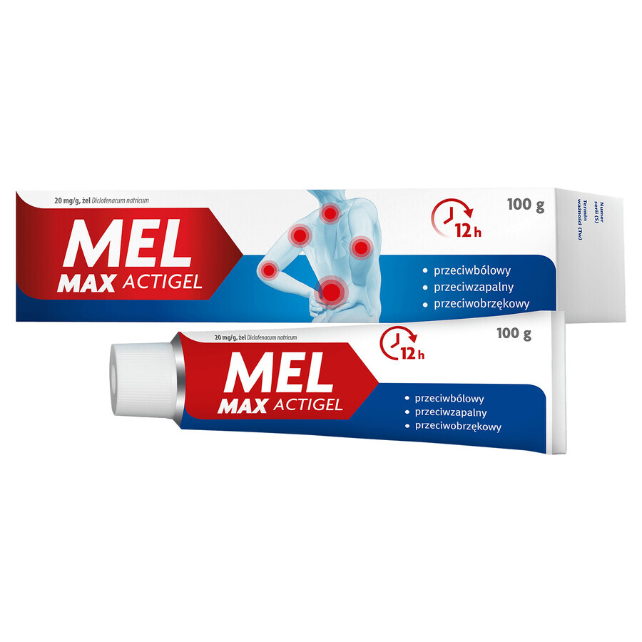 Mel Max Actigel 20 mg/g, gel, 100 g