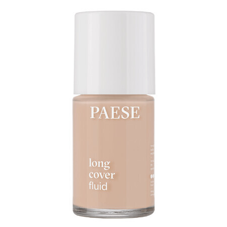 Paese Long Cover Fluid, fond de ten opac, 02 Natural, 30 ml