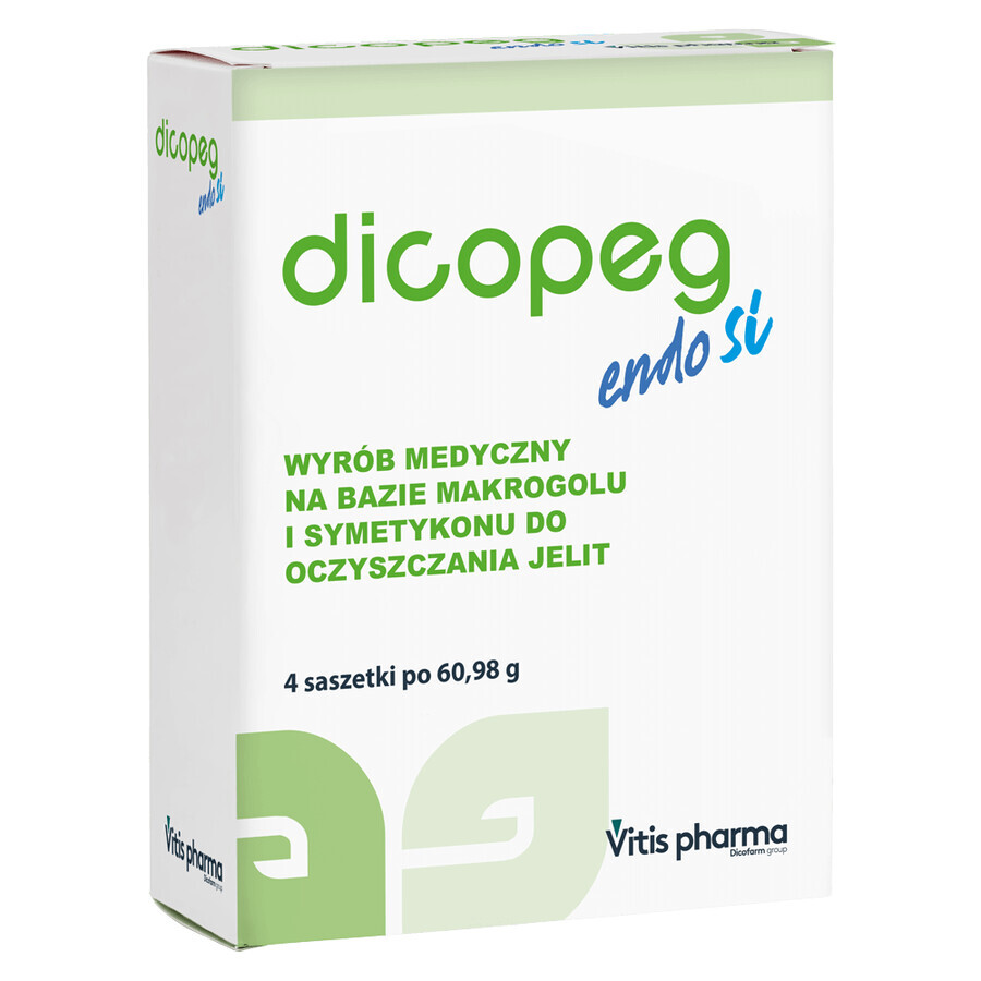 Dicopeg Endo Si, 60,98 g x 4 plicuri