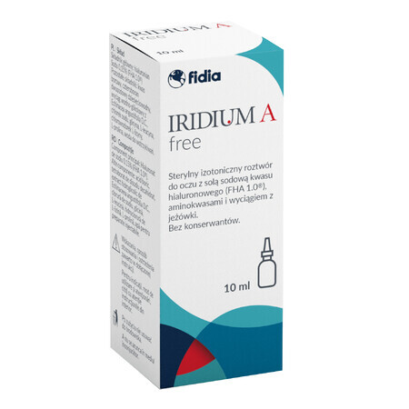 Iridium A Free, befeuchtende Augentropfen, Lösung, 10 ml