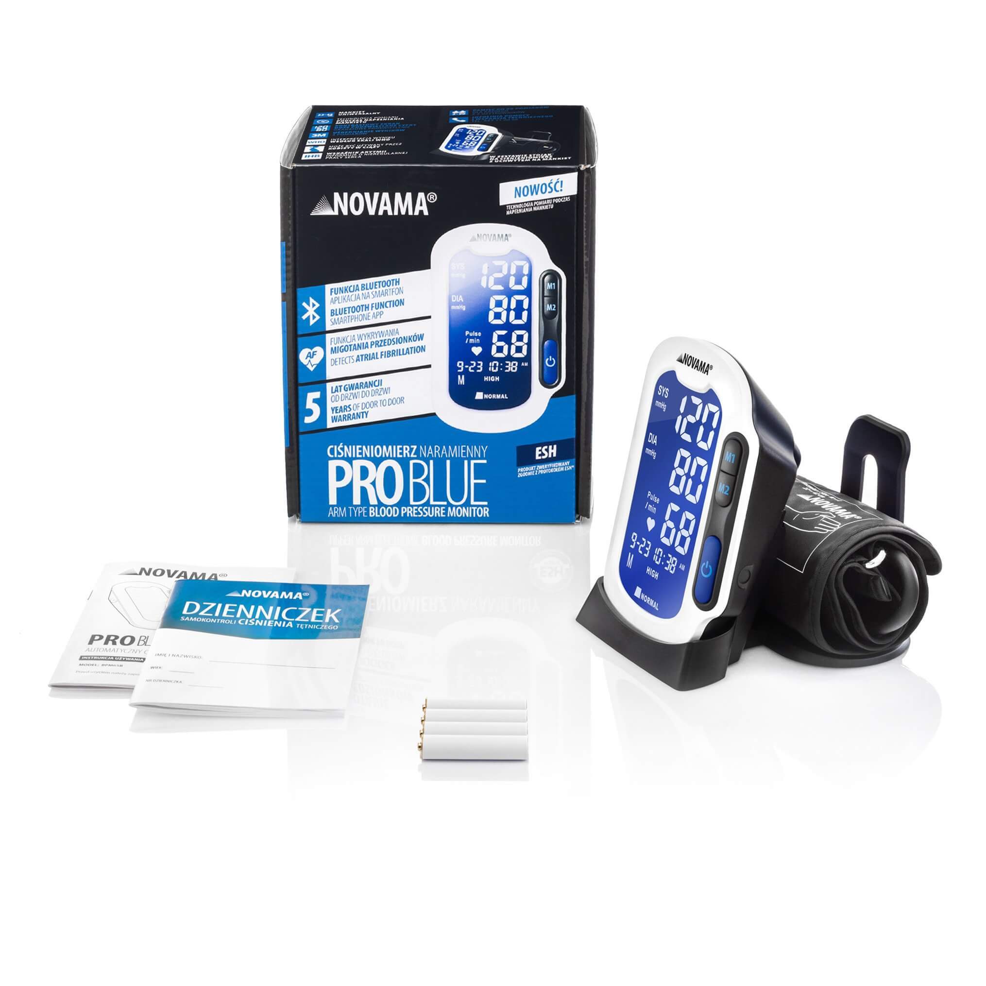 Novama Pro Blue, tensiometru automat pentru brațul superior cu bluetooth