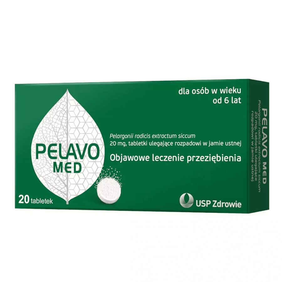 Pelavo Med 20 mg, 20 comprimate cu dezintegrare orală