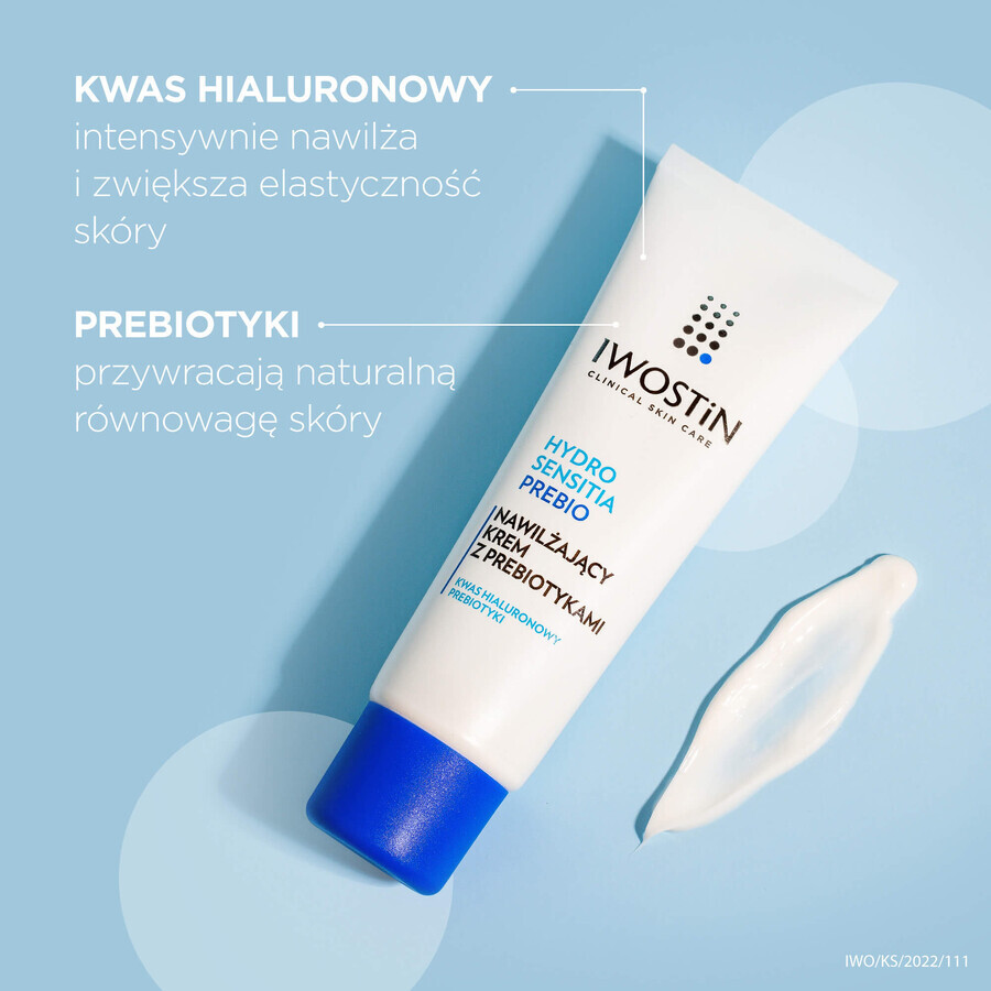 Set Iwostin Hydro Sensitia Prebio, gel micellare, 200 ml + crema idratante, 50 ml