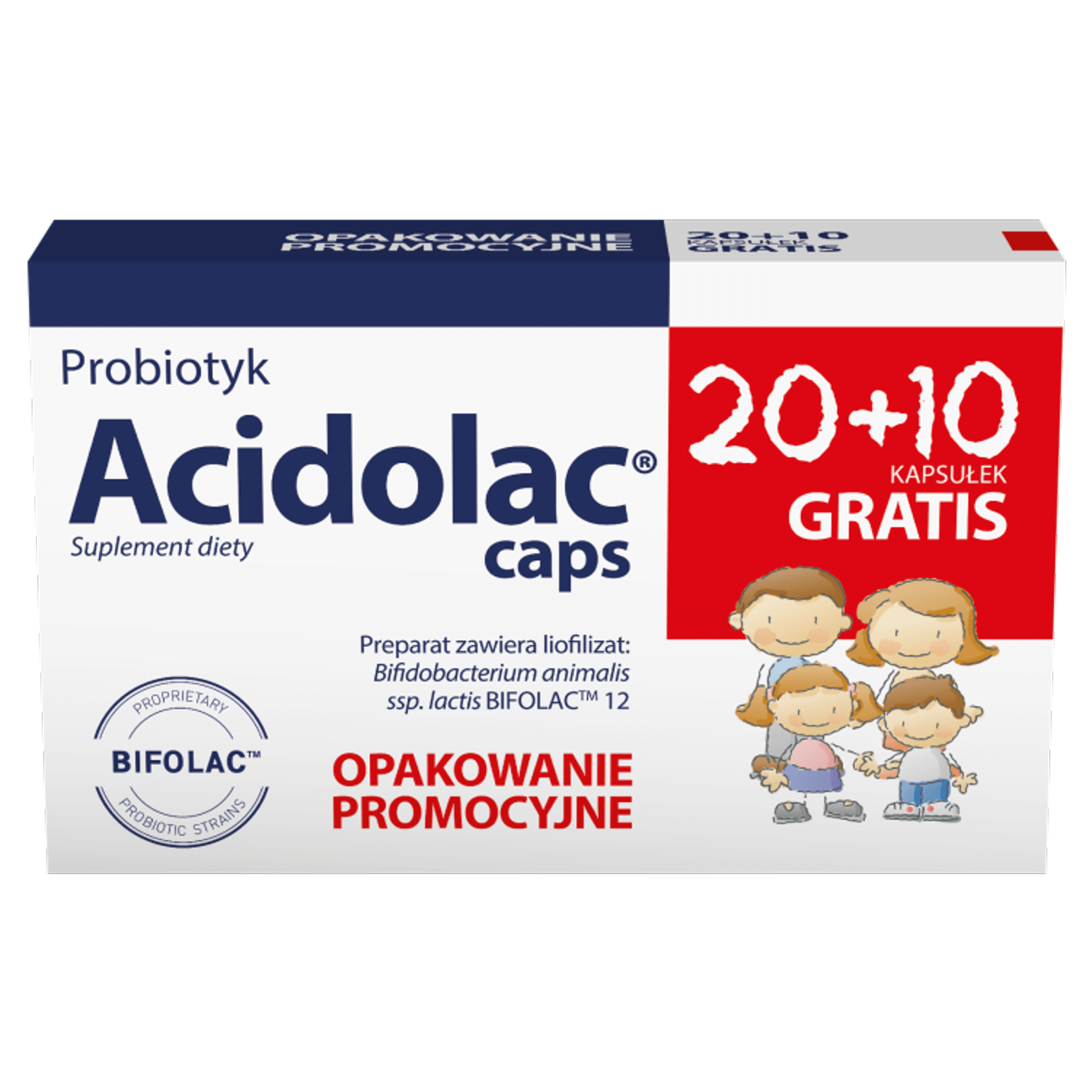 Acidolac Caps, 20 capsule + 10 capsule gratuite