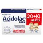 Acidolac Caps, 20 capsule + 10 capsule gratuite