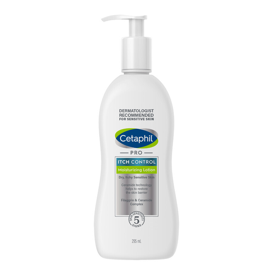 Cetaphil Pro Itch Control, loțiune hidratantă pentru față și corp, pentru bebeluși și copii, 295 ml