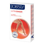 Jobst Ultra Sheer, ciorapi de compresie, CCL2, vârf închis, mărimea 4, negru