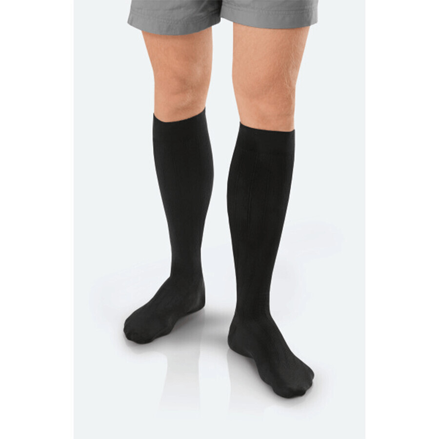 Jobst For Men Explore Knee Compression Socks CCL2 Closed Toe Size 5 Black