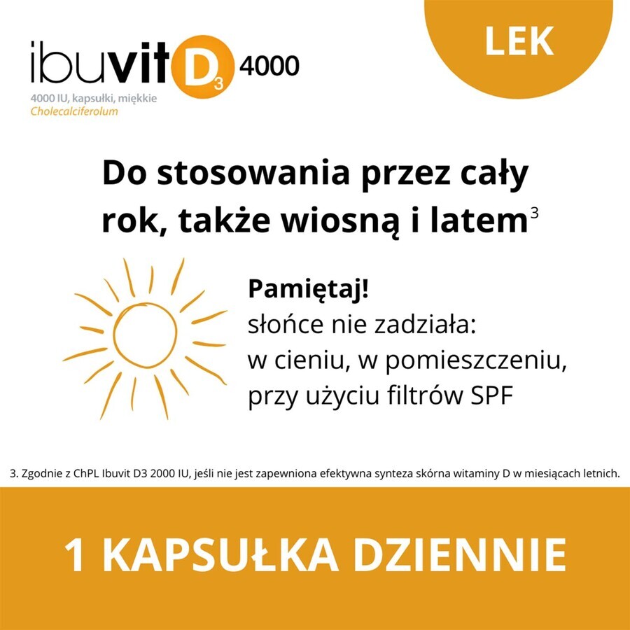 Ibuvit D3 4000 UI, 150 gélules