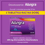 Allegra 120 mg, 20 comprimate filmate