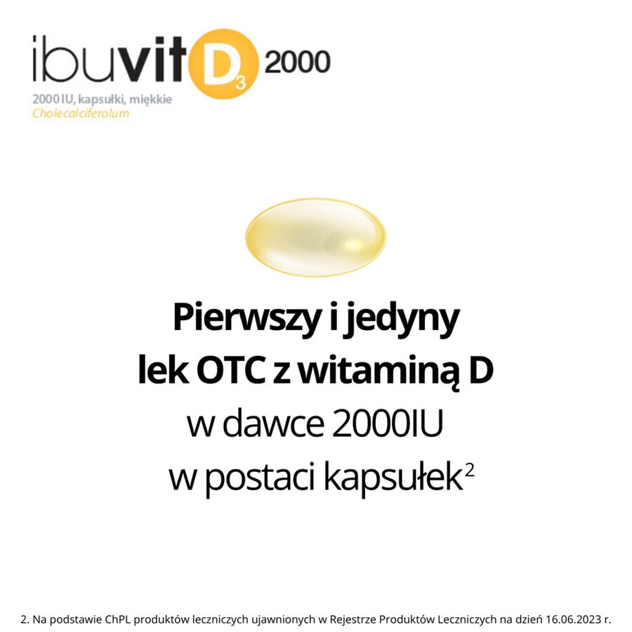 Ibuvit D3 2000 UI, 150 gélules