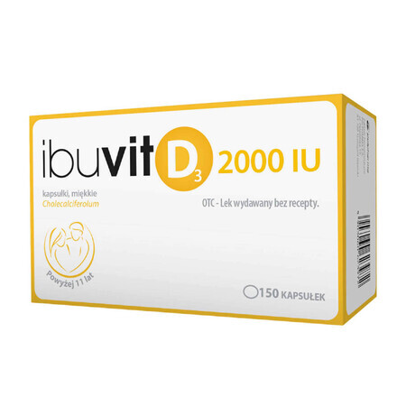 Ibuvit D3 2000 UI, 150 gélules