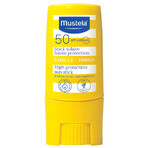 Mustela Sun Holiday Adventure set, stick de protecție solară, SPF 50, 9 ml + gel de spălare, 100 ml