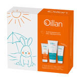 Set Oillan Sun, émulsion protectrice visage et corps, SPF 50, 100 ml + gel de bain 3en1, 200 ml + dermo-crème hydratante, 75 ml gratuit