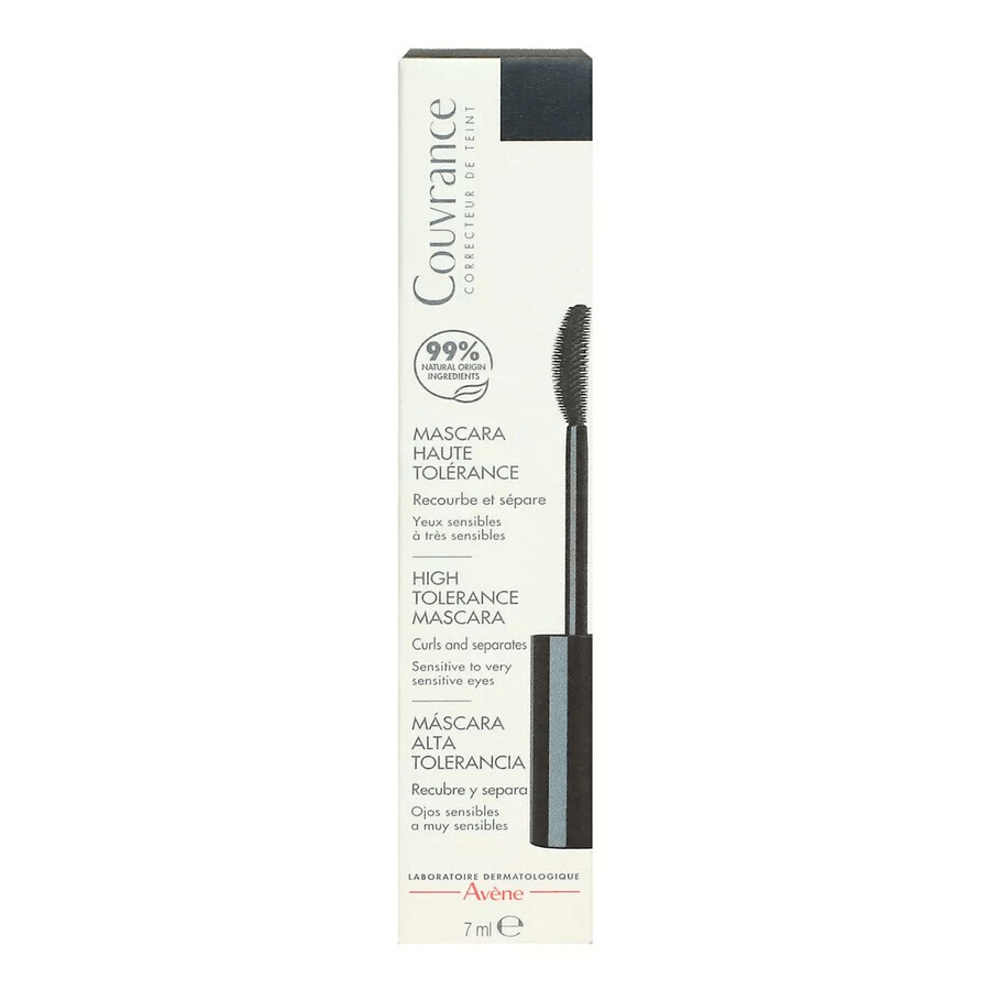 Avene Couvrance, mascara ad alta tolleranza, arricciante, 7 ml