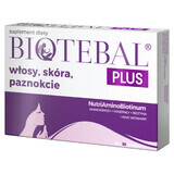 Biotebal Plus Păr Piele Unghii, 30 comprimate + 10 comprimate gratuite