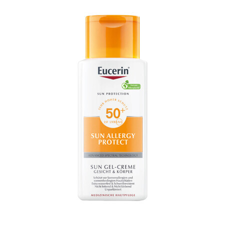 Eucerin Sun Allergy Protect, gel-cream for face and body, SPF 50+, 150 ml