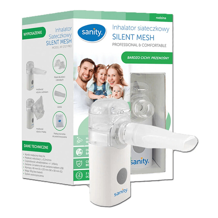 Sanity Silent Mesh VP-M3, inhalador de malla