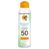 Kolastyna Coconut Paradise, transparante droge zonnebadnevel, SPF 50, 150 ml