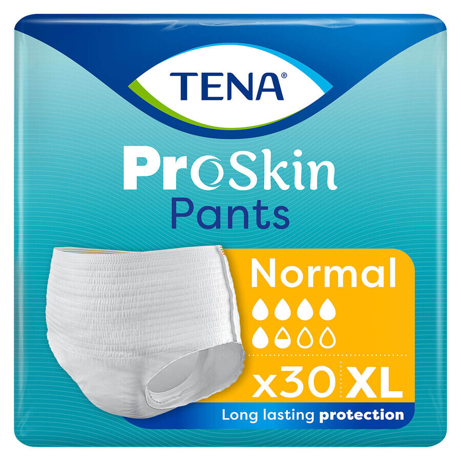 Tena Pants ProSkin, chiloți absorbanți, mărimea XL, 120-160 cm, Normal, 30 bucăți