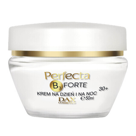 Perfecta B3 Forte 30+, sterk hydraterende gezichtscrème, dag en nacht, 50 ml 