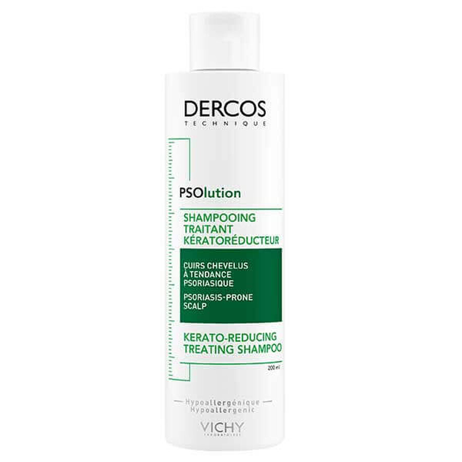 Vichy Dercos PSOlution, șampon keratolitic pentru păr, 200 ml