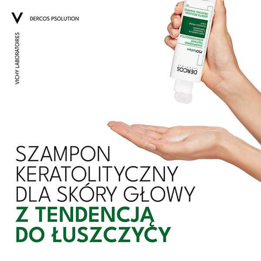 Vichy Dercos PSOlution, șampon keratolitic pentru păr, 200 ml