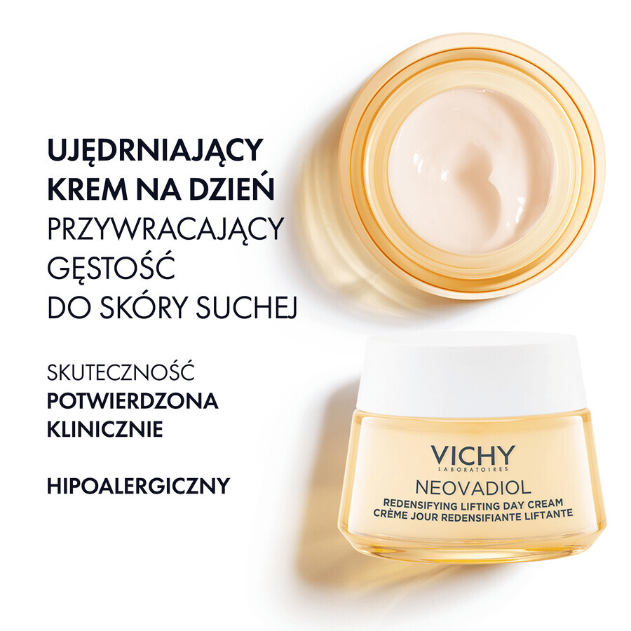 Vichy Neovadiol Peri-Menopausa, crema giorno rassodante per ridare densità alla pelle secca, 50 ml