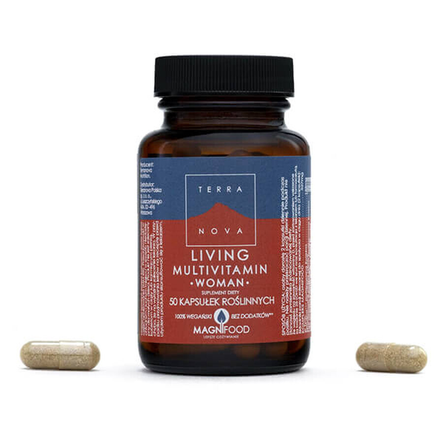 Terranova Living Multivitamine Vrouw, 50 capsules