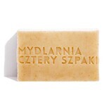 Cztery Szpaki, jabón en barra exfoliante, bálsamo y calabaza, 110 g