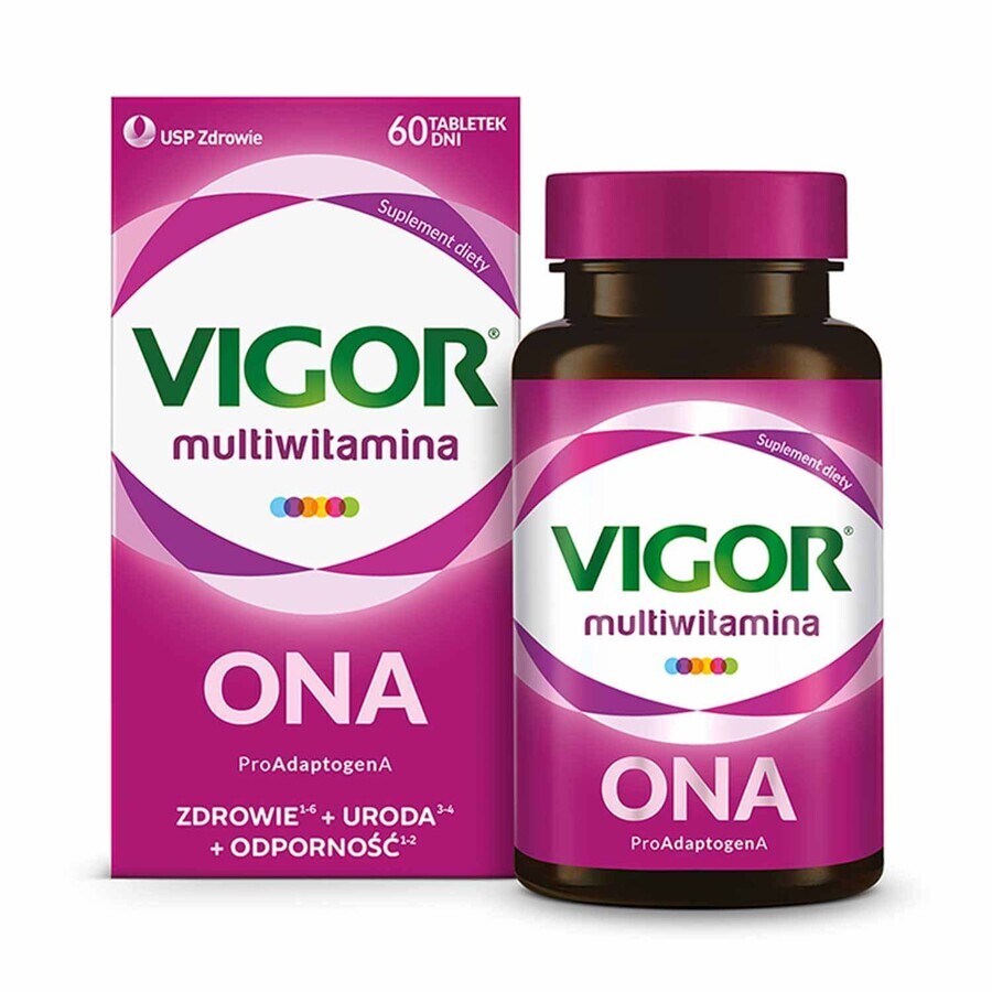 Vigor Multivitamin Ona, 60 comprimate