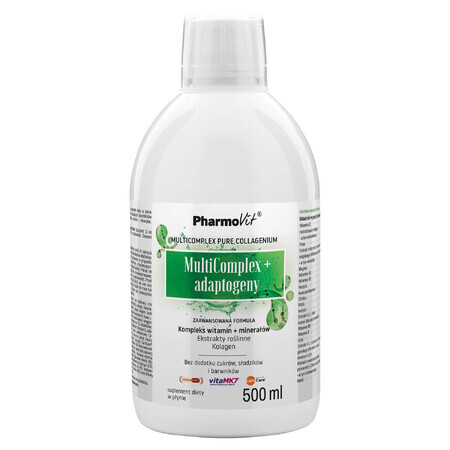 PharmoVit MultiComplex + adaptogeni, 500 ml