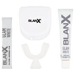 BlanX Glam White, sistem de albire a dinților pentru 6 zile, pastă de dinți, 40 ml + apă de gură, 6 pliculețe