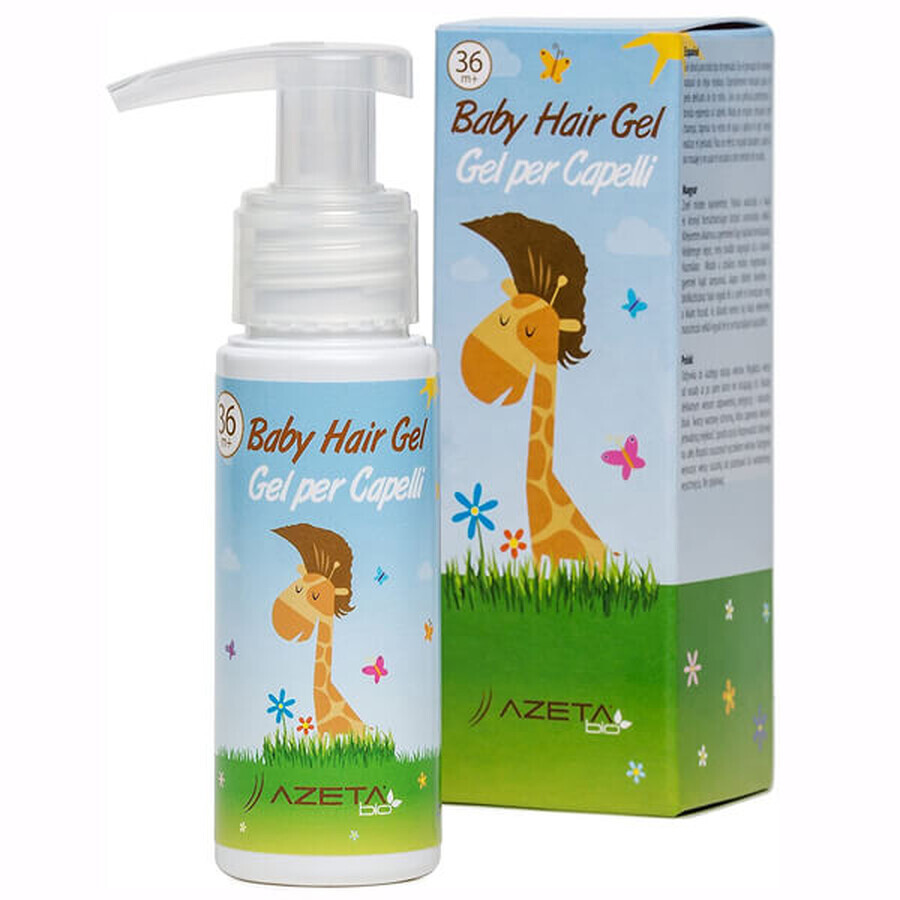 Azeta Bio, gel naturale per capelli per bambini dalla nascita, 50 ml