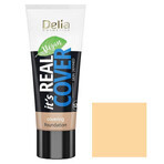 Delia It's Real Cover, fondotinta correttivo rivitalizzante e idratante, 203 latte, 30 ml