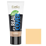 Delia It's Real Cover, fond de ten corector revitalizant și hidratant, 203 latte, 30 ml