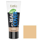 Delia It's Real Cover, fond de ten corector revitalizant și hidratant, 204 frappe, 30 ml