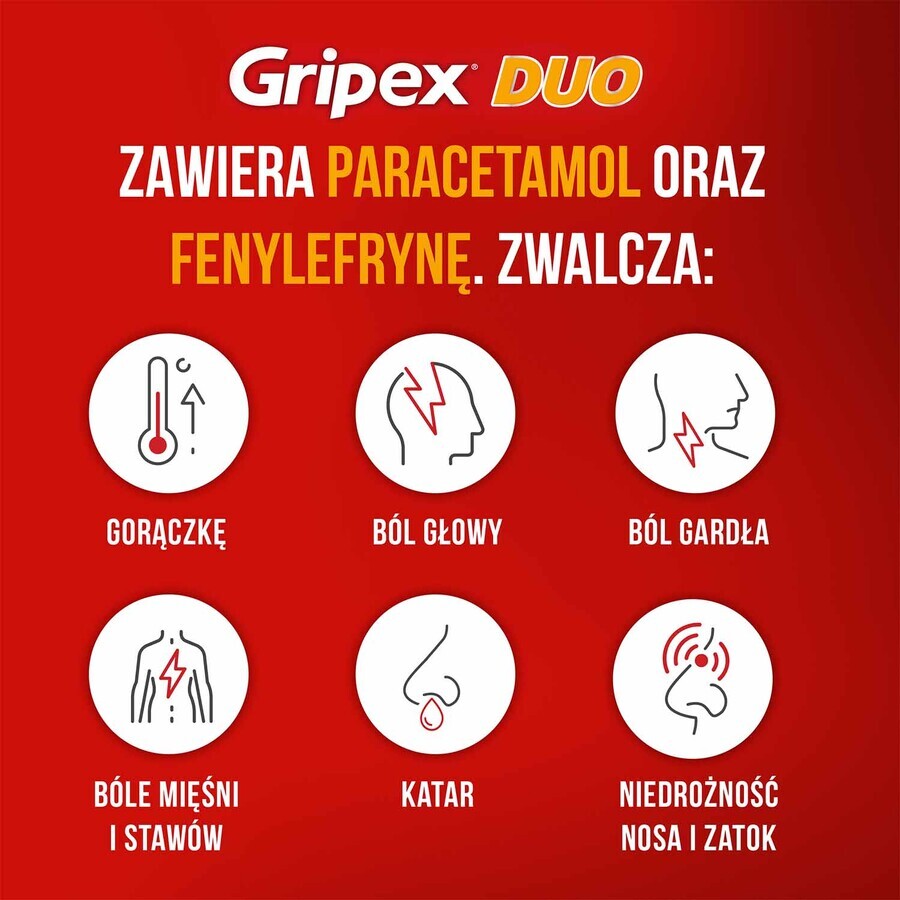 Gripex Duo, 16 tabletten